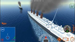 RMS Titanic VS RMS Mauretania - Ship Handling Simulator - Ship Mooring 3D