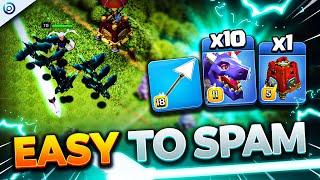 Mass DRAGONS + Siege Barracks + GIANT ARROW is DOMINATING Air META | Best TH16 Attack Strategy CoC