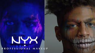 Easy Halloween Makeup Look TOPSY TURVY Tutorial #wonderlandafterdark @JAKOBEJAY | NYX Cosmetics