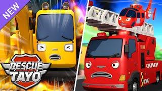 *NEW* @RESCUETAYO Fire Truck! Save the Heavy Vehicles! | Rescue Car Story | Tayo Rescue Team