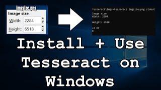 How to Install and Use Tesseract OCR on Windows - Optical Character Recognition
