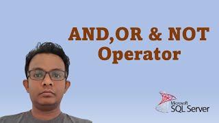 How to Use AND, OR and NOT Operator in SQL Select Query