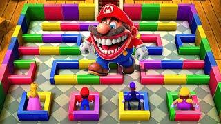 Mario Party Wii + Wii U - All Boss Minigames Battle (Hardcore Difficulty)