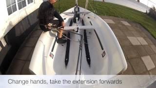 Tack Centre Main - RYA Training - Learn to Sail - Dinghy Sailing Techniques
