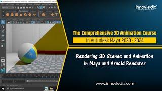 Maya Course | How to Render Your Scenes and Animation in Maya and Arnold Renderer | Convert into MP4