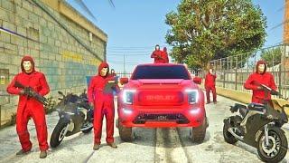 PASO DE POBRE A MILLONARIO EN LA CASA DE PAPEL EN GTA5 #gtav #shortvideo