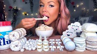 ASMR EDIBLE AIRPODS, GOLF BALLS, SPOONS + ICE CREAM, TANGHULU DONUTS & MARSHMELLOWS EATING SHOW 먹방