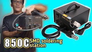 SMD rework station 850 | from old to re-new | how to used | hot air soldering station |