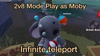 Eggy Party - How to play good as Moby in 2v8 Mode Infinite Teleport