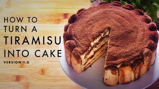 How to turn a Tiramisu into Cake (Version 1.0) | Magic Marinade | ASMR