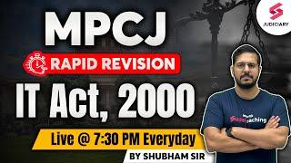 MPCJ Rapid Revision I The Information Technology Act, 2000 | Shubham Sir