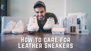 Caring for leather sneakers - Here’s all you need to know | (4K)