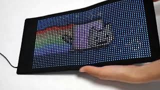 PU FILM & DRIP GLUE FLEXIBLE LED DISPLAY