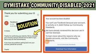 Go To Community Standards Disabled Facebook Problem Solved | Your Account Has Been Disabled 2021