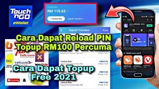 NEW VIRAL !! CARA DAPAT RELOAD PIN TOPUP FREE RM100 | Cara Dapatkan Topup Free 2021