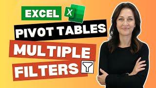 How To Have MULTIPLE FILTERS Per Field In A PIVOT TABLE - Excel Tutorial