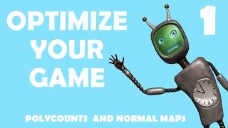 Optimize Your Game - Reduce Polycount and Normal Maps [1] Unity/Blender