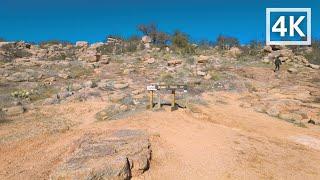 Enchanted rock, 4K walking tour in Texas - complete video