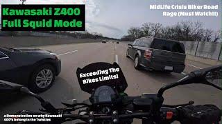 Why Do other Drivers/Riders HATE Smaller Bikes? | Ninja 400/Z400 Highway POV (So You don't have to)