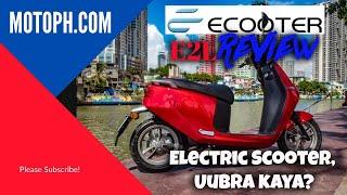 Ecooter E2L Review - Electric Scooter, Uubra kaya?