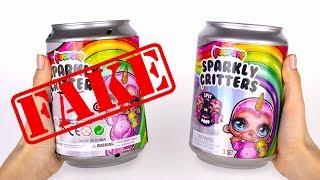 Fake Vs Original | So erkennst du eine Fälschung | Poopsie Slime Surprise Sparkly Critters