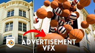 How to create CGI ads using VFX in Blender