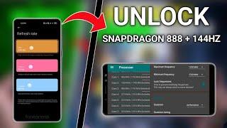 Unlock 120fps Android + Snapdragon 888 No-Root 100% Working | Max FPS Fix Lag - No Root