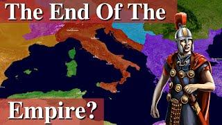 What happened during the last days of the Western Roman Empire?