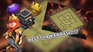 TH9 BEST WAR BASE ANTI 3 STAR ANTI DRAGON SPAM || TH9 BEST BASES FOR WAR BASE ALWAYS 2 STARS || #coc