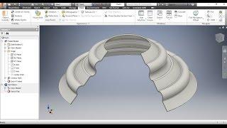 Autodesk Inventor 2016 Sheet Metal Contour Roll (Revolve)