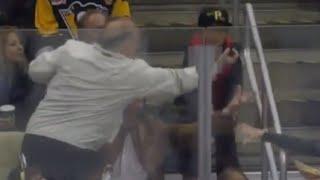 Guy Steals Puck From a Kid