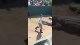 Crocodile Handler attacked during Live Show at Crocodile Creek | Ballito | Sean Le Clus