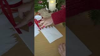 Stern aus Butterbrottüten basteln. DIY Deko-Idee für Weihnachten.