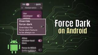 Force Dark Mode on Android-- the good and the bad | Quick Accessibility Tips