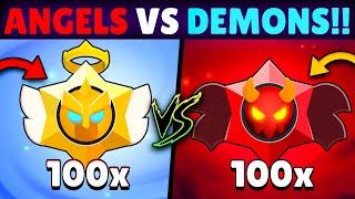 100 Angelic Drops Vs 100 Demonic Drops!! | Which One is Better!? | #AngelsVsDemons