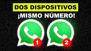 DOS dispositivos MISMO número en WhatsApp!!! El MULTIDISPOSITIVO  para SMARTPHONES es OFICIAL!!!