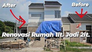 Finishing Eksterior Rumah 2 Lantai Minimalis Modern! Desain Rumah dilahan 8x12 Meter!