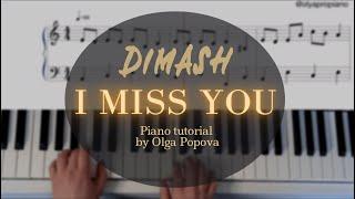 Dimash | I miss you | piano tutorial by Olga Popova