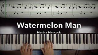 Watermelon Man" Herbie Hancock free piano sheet music