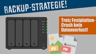 Backup-Strategie mit Synology-NAS (DS918+): Selbst nach Festplatten-Crash alle Daten gerettet!