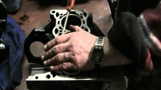 engine rebuild blowing out cylinder block part 9