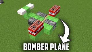 WORKING BOMBER PLANE ️ BUILD FOR YOUR MINECRAFT WORLD | #subscribe #minecraft #viral | Weizy