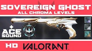Sovereign Ghost VALORANT Skin | All COLORS + ACE + FINISHER | Skins HD Showcase