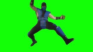 Sub-Zero falling green screen (no rotation)