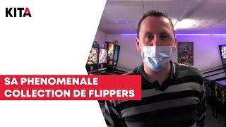 Comment Sébastien a-t-il construit son impressionnante collection de flippers, ouverte au public ?