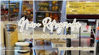 NUEVO REFRIGERADOR| compramos la despensa en Sam's+organización estilo pinterest