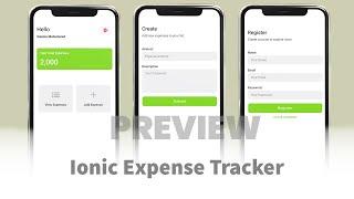 Preview: Multi-users expenses tracker app - Ionic & Laravel