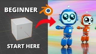 Blender for Complete Beginners Part 1 - Learn 3D from Scratch in 2025