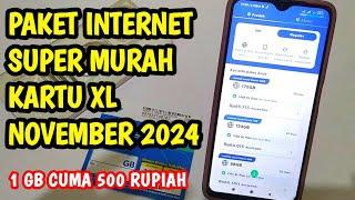 PAKET INTERNET SUPER MURAH XL 2024