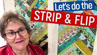 ⏰ QUILT-AS-YOU-GO STRIP & FLIP - USE YOUR SCRAPS FOR GOOD PART 2